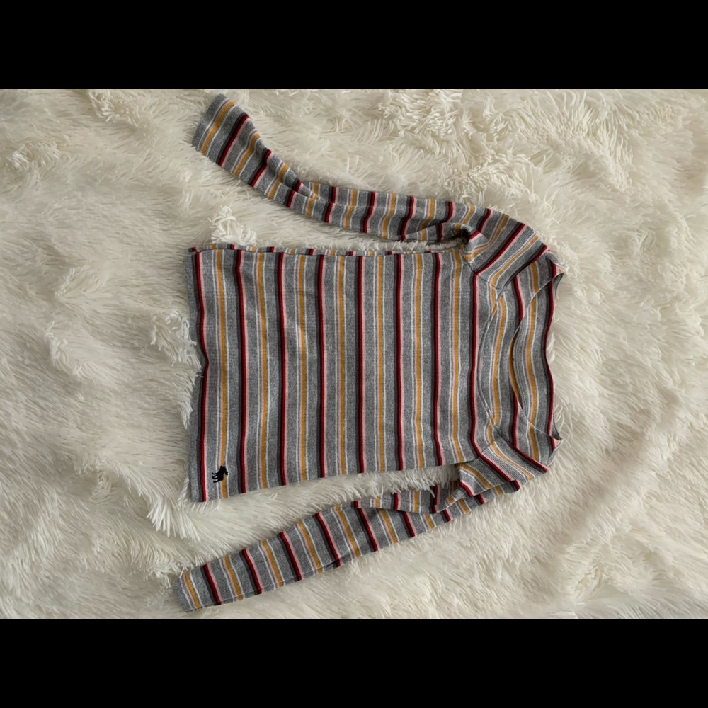 Abercrombie kids striped shirt